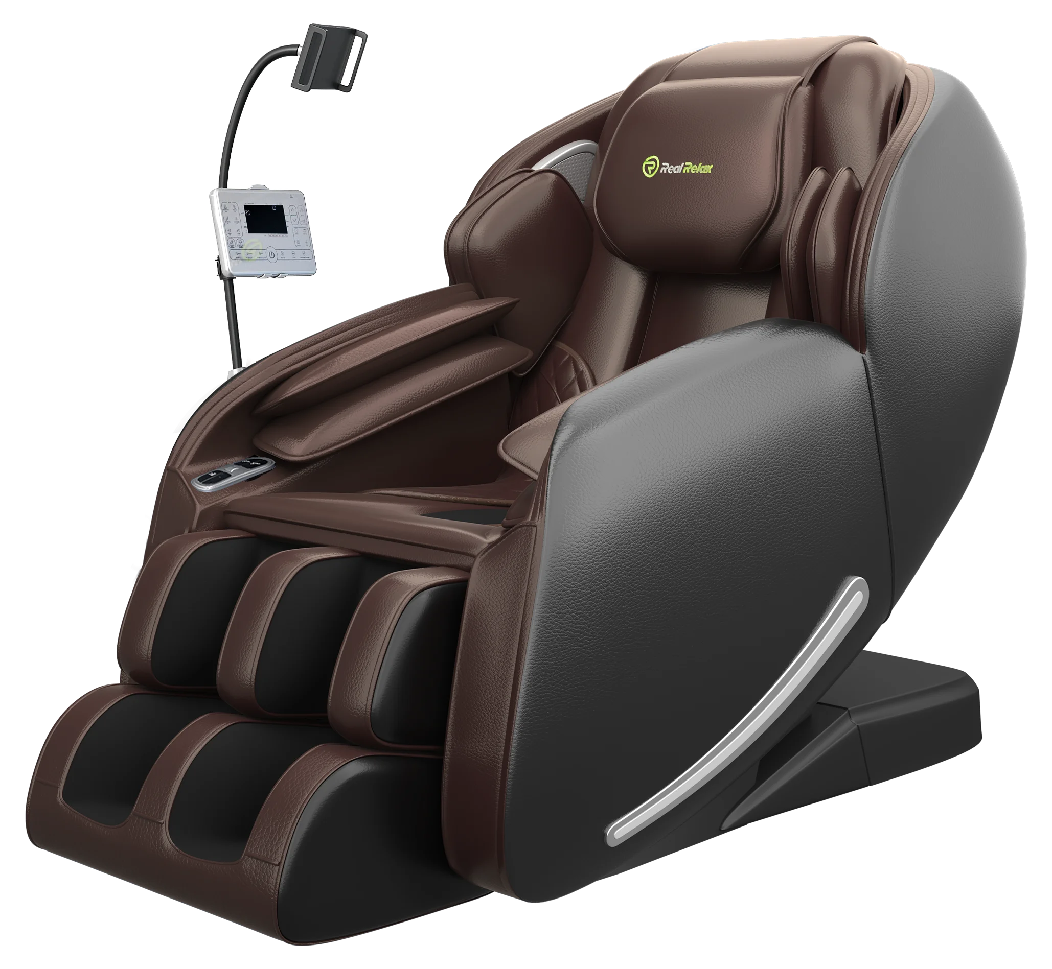 Fauteuil Massant avec détecteur rythme cardiaque et oxygène